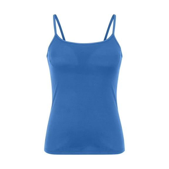 Tank Tops for Women Summer Tee Fit Turtleneck Sleeveless Casual Camisole Tops Blue XXXL