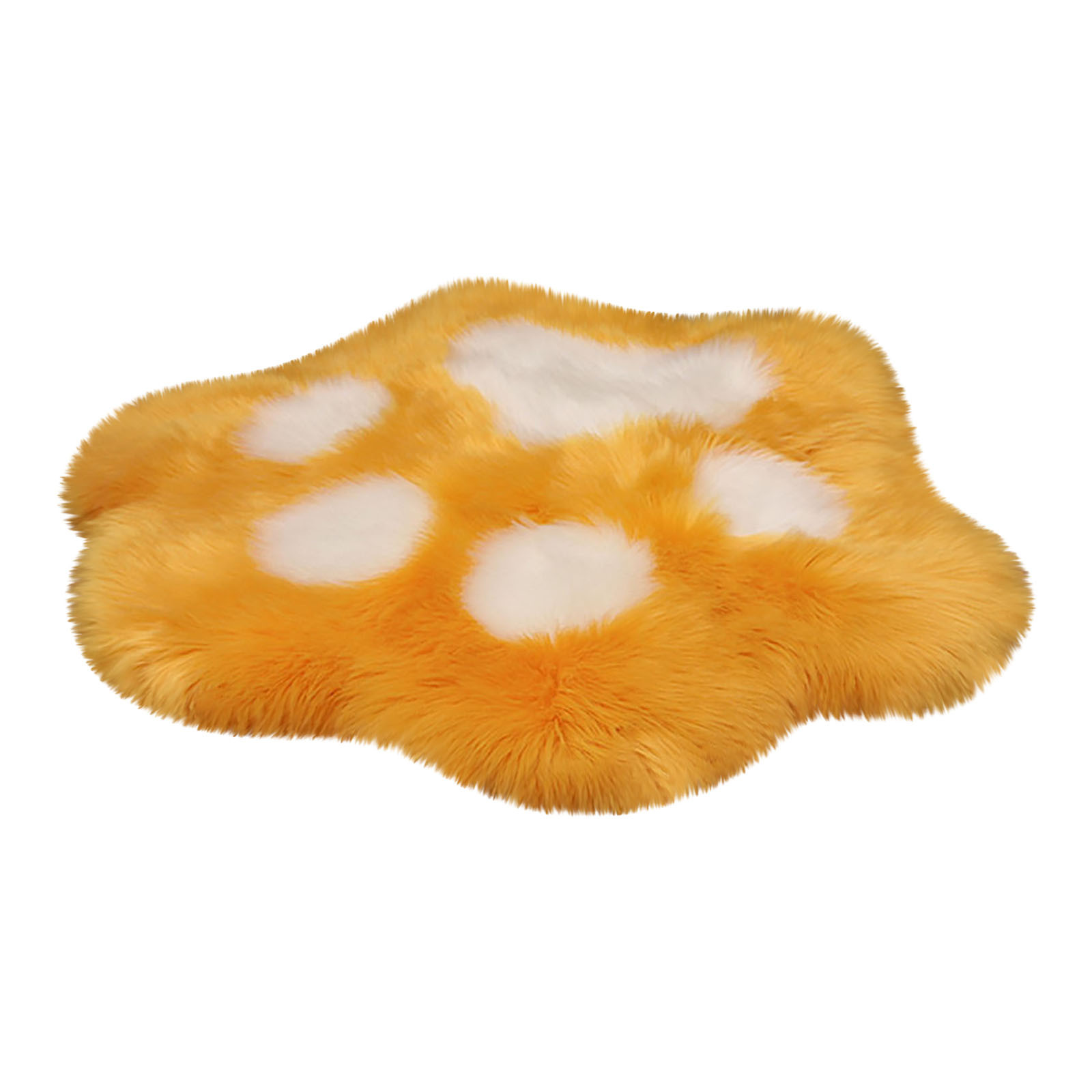 Throw Blanket Knit Super Soft Sheepskin Rug Furry Cat Paws Rug Kids Room Rug Kawaii Room Decor