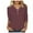 Wine, variant on Women Blouses Tight Shirts Women Baseball Mom Tee Keyhole Shirt Womens Tops M Turtleneck Shirts V Neck Top Petite Summer Short Shirt Raglan Top Loose Tee Womens Loose Fitting Long Sleeve Purple XL