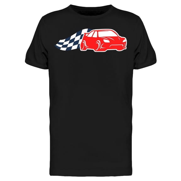 Car Racing Art T-Shirt Men -Image by Shutterstock, Male Large