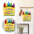 thumbnail image 4 of Colorful Back to School Wooden Door Sign Cute Crayon Decorative Hangs for Classroom Welcome Decoration for Teachers and Students, 4 of 7