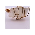 thumbnail image 3 of Natural Fluorite Gold Adjustable Ring, 3 of 6