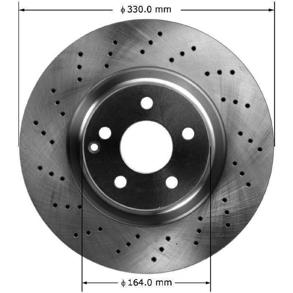 BENDIX PRT6113 Bendix Brake Rotor Fits select: 2009 MERCEDES-BENZ E 350, 2003-2008 MERCEDES-BENZ E