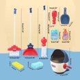 thumbnail image 3 of Teissuly Kids Cleaning Sets Kids Play Brooms, Cleaning Playsets | Home Cleaning Products For Toys Pretend Girls And Boys Teissuly WER202311216308, 3 of 9