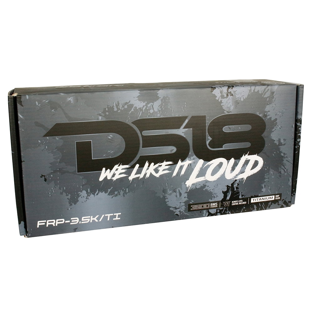 DS18 FRP-3.5K/TI Monoblock 3500W RMS Class-D Full-Range Car Amplifier (TITANIUM)
