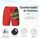 thumbnail image 3 of Balery Cool Crocodile With Sunglasses Bañador para hombre, shorts de playa de secado rápido con entrepierna y forro de compresión-Medium, 3 of 6