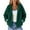 #04 Green 【One to Wear, One to Wash, One to Spare.】, variant on Women's Faux Fleece Long Sleeve Coat Jacket Outerwear, Solid Color Casual Loose Fit Winter Warm Coat with Pockets, Fall and Winter Fashion Essential for Daily Wear Travel Streetwear