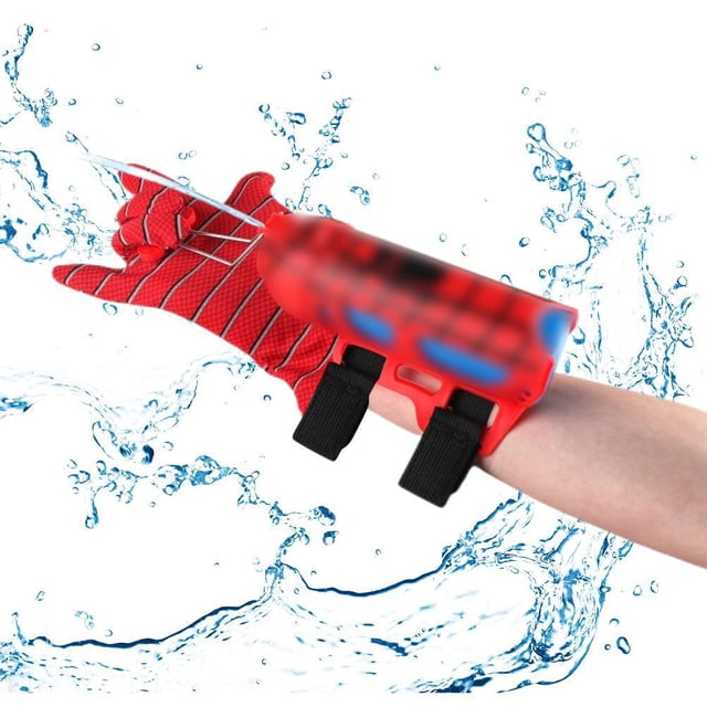 Guantes de agua con chorro de agua, juguete de playa de verano, juguete acuático interactivo divertido para exteriores