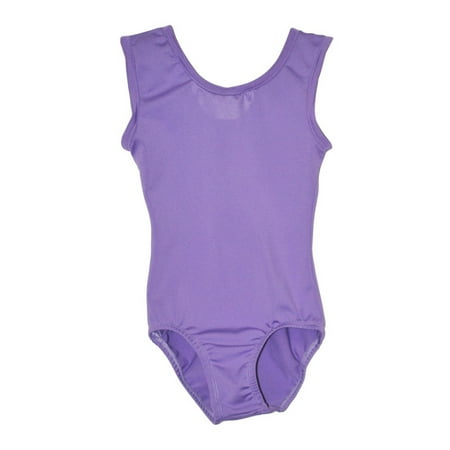 - Girls Lavender Full Front Lining Tank Dancewear Leotard