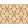 thumbnail image 1 of Ahgly Company Machine Washable Indoor Rectangle Transitional Golden Blonde Gold Area Rugs, 6' x 9', 1 of 7