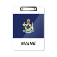 thumbnail image 1 of American State Flag Contour Maine Clipboard Folder Writing Pad Backing Plate A4, 1 of 4