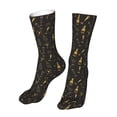 thumbnail image 6 of Xecao Bottles Print Fashion No Heel Casual Crew Socks Cushioned Breathable for Men Women - Moisture wicking,Not easy to fade Suitable for daily, 6 of 7
