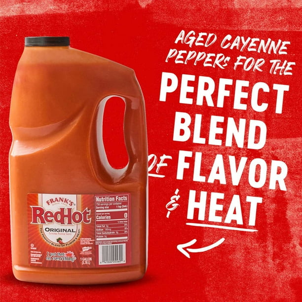 Frank's RedHot Original Cayenne Pepper Hot Sauce, 1 gal