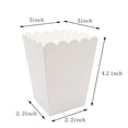 thumbnail image 5 of 12 cajas de papel para caramelos, cajas para palomitas de maíz, suministros para fiestas, cajas para palomitas de maíz puras, recipientes para bocadillos, suministros para bodas, cumpleaños para niños, 5 of 5