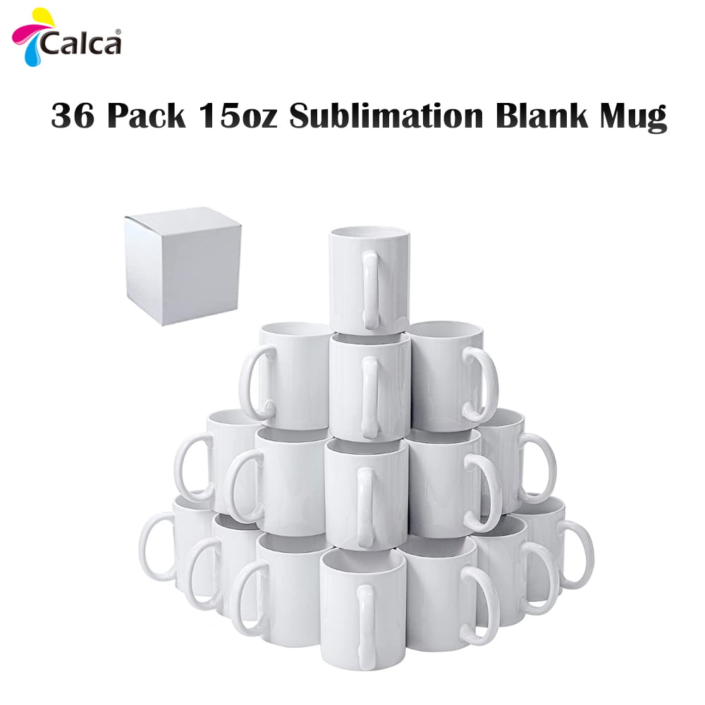 11oz Sublimation Blank 15 Oz Coffee Mug For Tea And Chocolate Ceramic Cups  For DIY Subbies Local Warehouse Bulk Products From Igetstore, $85.43