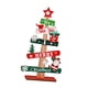 thumbnail image 5 of Adorno de escritorio de árbol de Navidad de madera, placa de letrero navideño artesanal de arte estético, Estilo A, 5 of 9