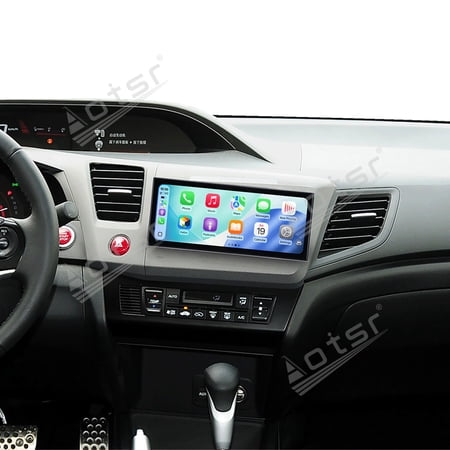 Aotsr 15.8 inch Android 15 Car Radio For Honda Civic 2012-2015 HD Multimedia Video Player Navigation GPS DVD 4G DSP Stereo Bluetooth