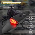 thumbnail image 2 of Luz trasera LED para moto, Jormftte, Polipropileno, 12V, Negro, 2 of 5