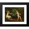 thumbnail image 2 of Philipp Friedrich Von Hetsch 14x12 Black Modern Framed Museum Art Print Titled - Cupid and Psyche, 2 of 5