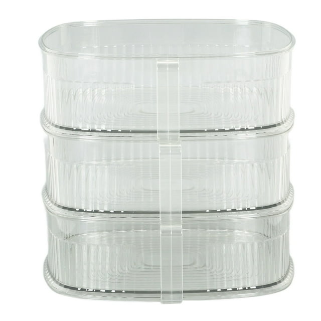 Conteneur Alimentaire Empilable, Couvercle de Poussière de Vaisselle Transparent, Couvercle d'Isolation Alimentaire, Couvercle de Poussière de Vaisselle Transparent à Haute Intensité