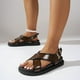 thumbnail image 1 of WILLBEST Sandalias De Tacón Cuadrado Con Punta Abierta Para Mujer, Zapatos De Playa Cómodos, Informales, De Verano, 1 of 9
