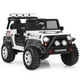 thumbnail image 3 of Costway Coche eléctrico de control remoto para niños de 12 V con luces y música blanco, 3 of 4
