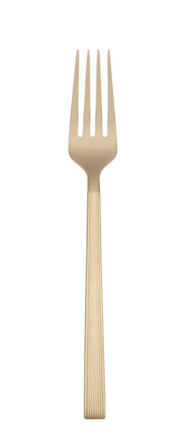 BHG RIVER GOLD SATIN SALAD FORK, Classic design and modern style