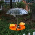 thumbnail image 6 of Kingsyard Oriole Bird Feeder for Outside With Big Dome Orange Fruit, Jelly, Mealworm,Nectar, 6 of 6