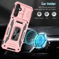 thumbnail image 5 of Phone Case for S23 FE Case for Samsung S23 FE Case,with Camera Cover and Kickstand,Heavy Duty Protective Cover for Galaxy S23 FE Case-Rose-Gold, 5 of 12