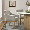 thumbnail image 3 of Alton Dining Armchair in Linen Natural, 3 of 9
