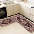 thumbnail image 5 of Farmhouse Kitchen Rugs Set 3 Piece, Boho Kitchen Mats for Floor, Non-Slip Kitchen Rug Waterproof Mats for Kitchen, Runner Rugs for Hallway Laundry Holiday Sink Decor, 5 of 12