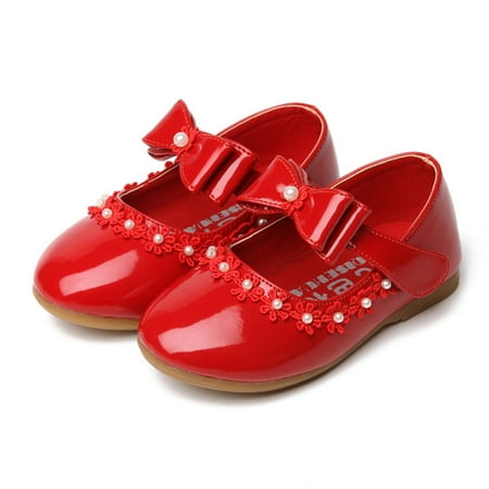 

Hawee Dress-up Mary Jane Shoes Pearl Bowknot Dress Shoes (Toddler Girls & Little Girls & Big Girls)