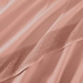 thumbnail image 4 of Modern Threads 4-Piece Crochet Lace Hem Rose Microfiber Bed Sheet Set, Queen, 4 of 17