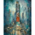 thumbnail image 2 of Manning, Ruane 20x24 Gold Ornate Wood Framed with Double Matting Museum Art Print Titled - City of Lights, 2 of 4