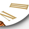 thumbnail image 3 of Designart 'African American Woman With Earring & Turban' Modern Wall Clock, 3 of 5