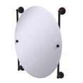 thumbnail image 1 of Prestige Skyline Collection Oval Frameless Rail Mounted Mirror, 1 of 1