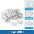thumbnail image 3 of Unique Bargains Heat Protection Clamping Discs Washer No.N90796501 for Audi A3 2015-2024 Metal Silver Tone 30 Set, 3 of 6