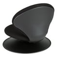thumbnail image 4 of Norwood  360-Degree Swivel Padded Floor Chair with Back Rest Seating for Teachers, Students, and Gamers Black, 4 of 8