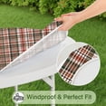 thumbnail image 5 of Red and Green Christmas Plaid Pattern Round Fitted Tablecloth with Elastic Edge,Dining Table Cover Waterproof,Outdoor Round Tablecloth for Camping,Dining,Indoor and Outdoor, 5 of 7
