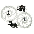 thumbnail image 1 of Premium Bike Disc Brake Kit Aluminum Front and Rear Caliper 160mm Disc, 1 of 12