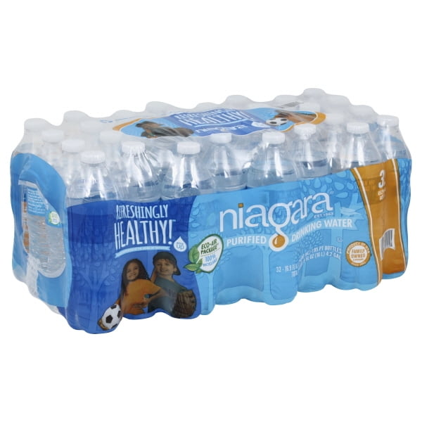 Niagara Purified Drinking Water, 16.9 Fl. Oz., 32 Count