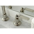 thumbnail image 4 of Kingston Brass KB719ALSP Centerset Kitchen Faucet, Brushed Nickel/Polished Brass, 4 of 5