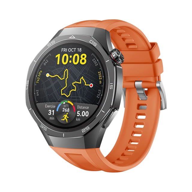 Watch Bands 46MM Silicone Sports Watch Band Durable Breathable Secure Locking Active Lifestyles
