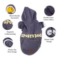 thumbnail image 5 of SussexHome Pets XL Dog Hoodie for Extra Large Dogs - Cute Dog Clothes Washable Dog Hoodie - Full Coverage Dog Sweater Hoodie - Dark Gray, 5 of 8