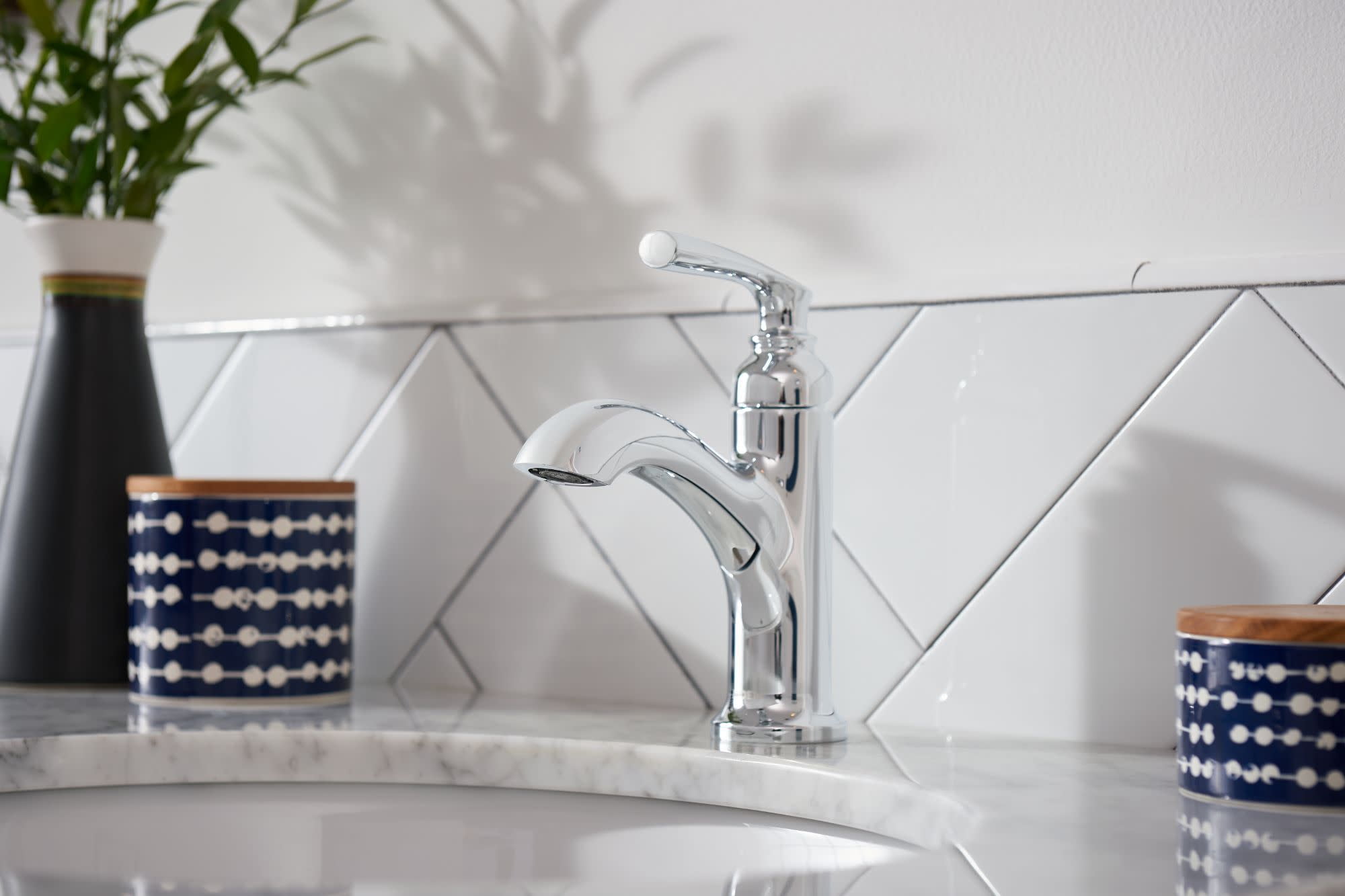 Moen 84535SRN Hilliard 1.2 GPM Single Hole Bathroom Faucet - Nickel