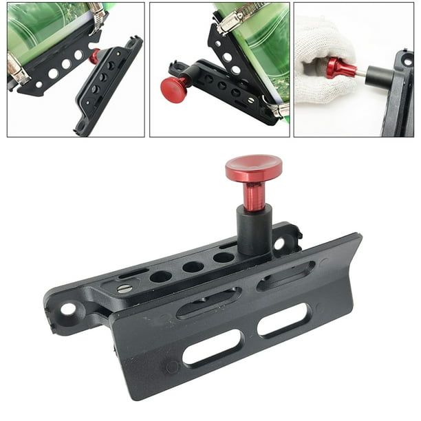 Soporte para extintor de incendios shamjiam universal con barra enrollable ajustable para coche UTV hogar y oficina Rojo