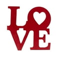 thumbnail image 4 of Wood Love Sign with Heart-Shaped Opening, 12 inches, Pack of 25 Unfinished Wood Cutout for Love Wall Décor, DIY Valentines Day Decorations, and Crafts, by Woodpeckers, 4 of 6