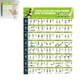 thumbnail image 2 of WUSUOWEI 2PCS Elastic Band Workout Chart,Fitness Instruction Wall Poster,Full Body Training Visual Aid,Flexibility and Toning Program Print | Studio Club Exercise Planning for Men Women, 2 of 9