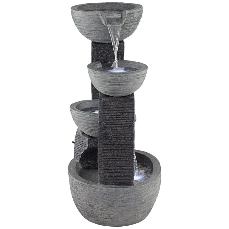 John Timberland Three Cup Modern Japanese Cascading Outdoor John Timberland Three Cup Modern Japanese Cascading Outdoor
