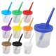 thumbnail image 1 of 10 Vasos de Pintura con Tapas para NiñOs, Colores Aprendizaje a Prueba Derrames Artistas, 1 of 5